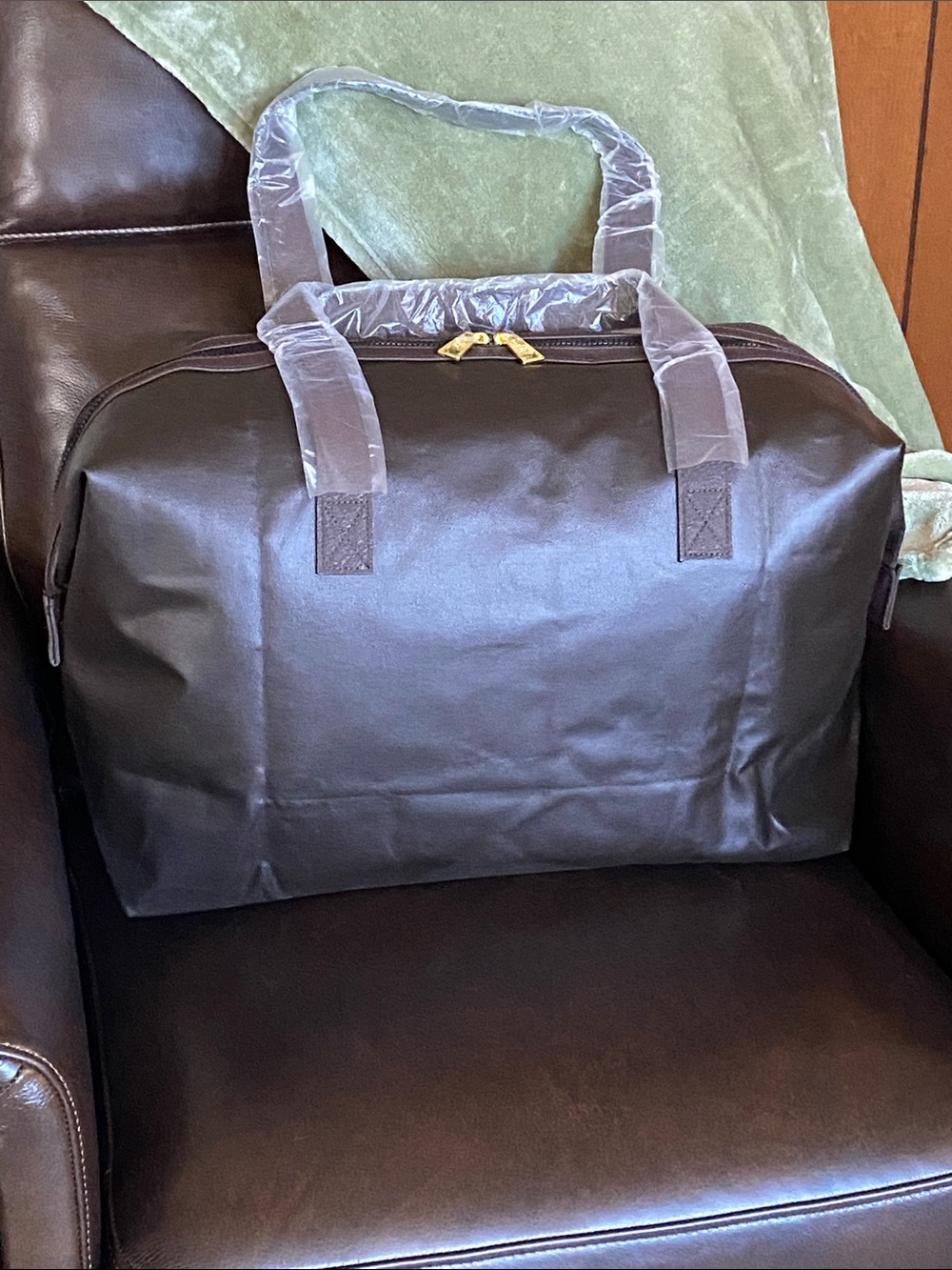 Paco Rabanne One Million Deluxe Unisex Weekender Duffle Bag Brown Brand New